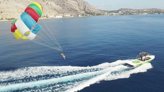 Parasailing in Rhodes by Rodos Water Sports Action