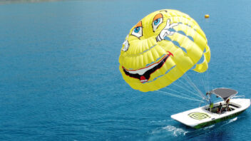 Parasailing in Rhodes by Rodos Water Sports Action